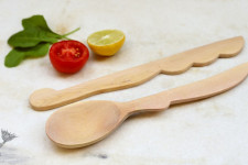 Purnak ✼ Udayagiri Wooden Cutlery - Set of Tow ✼ { 10 }